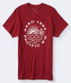Aeropostale Aeropostale Aero Pacific Nw Graphic Tee - Dark Red, Small