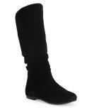 Aeropostale Blue Suede Shoes Faux Suede Scrunched Boot