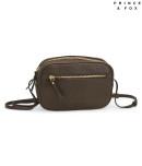 Aeropostale Prince & Fox Faux Leather Crossbody Camera Bag