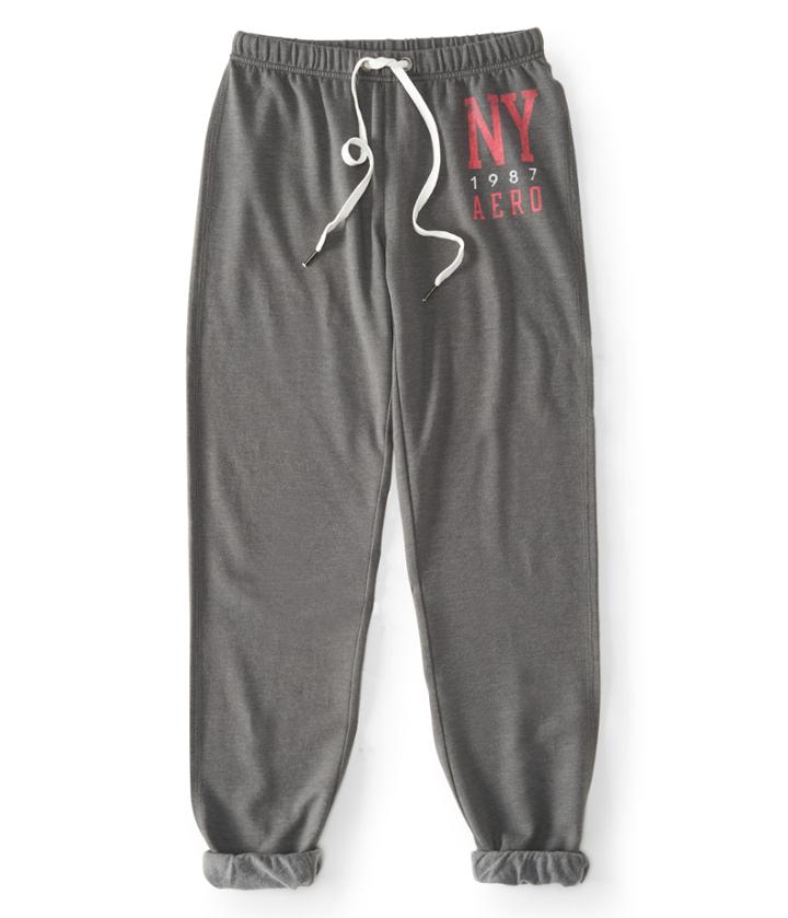 Aeropostale Aeropostale Ny 1987 Aero Cinch Sweatpants - Pipe Grey, Xsmall