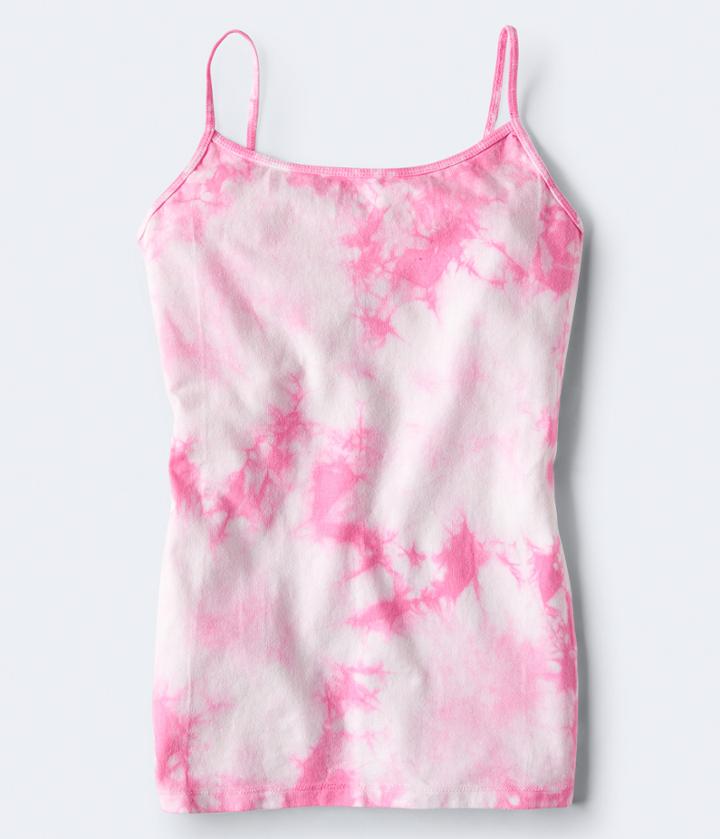 Aeropostale Aeropostale Tie-dye Basic Cami - Pink, Xsmall