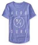 Aeropostale Flocked Signature N/y Surf Graphic T