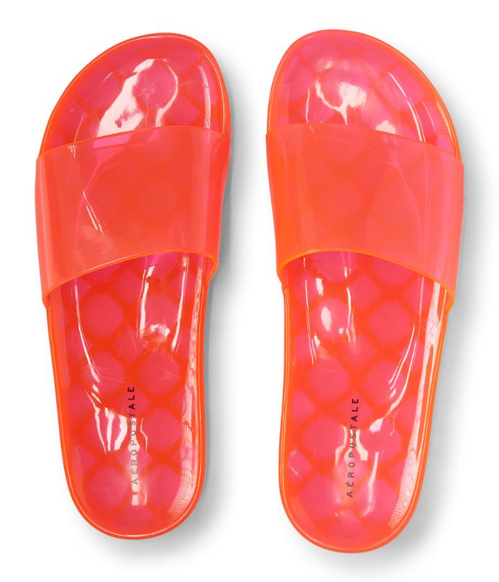 Aeropostale Aeropostale Jelly Slide Sandal - Pink, 6