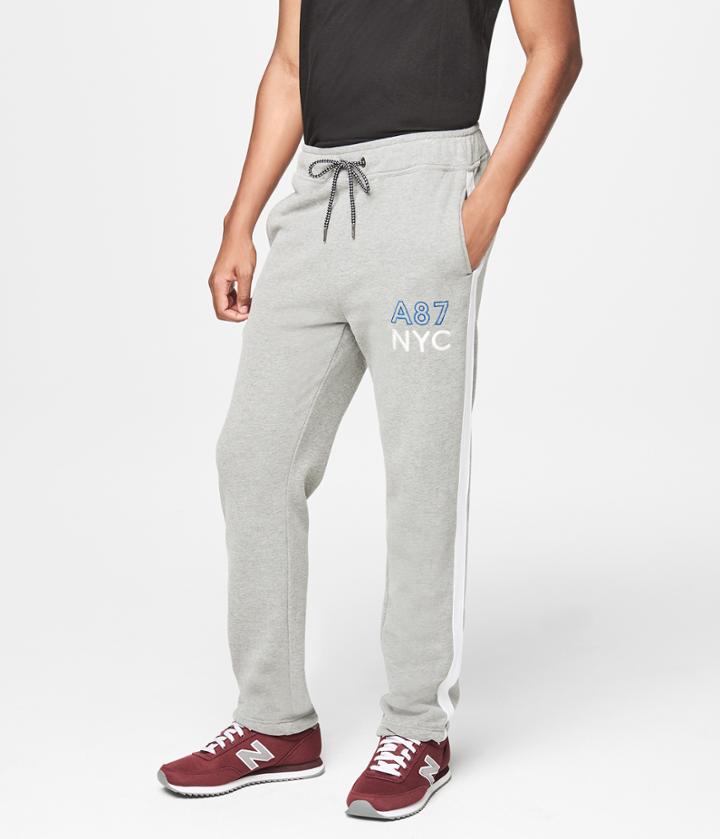 Aeropostale Aeropostale A87 Nyc Slim Sweatpants - Medium Heather Grey, Xsmall