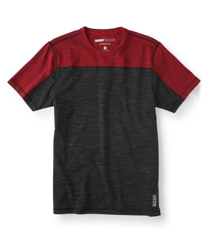 Aeropostale Aeropostale Colorblock Stretch Tee - Black, Xsmall