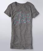 Aeropostale Embroidered Aeropostale Graphic Tee - Medium Grey, Xsmall