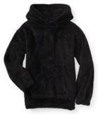 Aeropostale Aeropostale Fuzzy Fleece Pullover Hoodie - Black, Xsmall