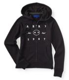 Aeropostale Aeropostale Aero 1987 Athletic Dept Full-zip Hoodie - Black, Xsmall