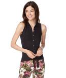 Aeropostale Sleeveless Lace Tie-front Top