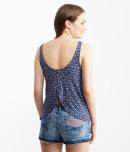 Aeropostale Ditsy Floral Tulip Back-button Tank