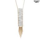 Aeropostale Metal Deco Long-strand Necklace