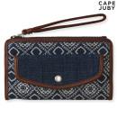 Aeropostale Cape Juby Denim  Bifold Zip Wallet