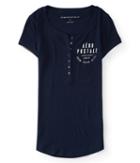 Aeropostale Aeropostale New York City Henley - Navy, Xsmall