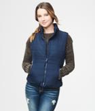 Aeropostale Aeropostale Quilted Vest - Classic Navy, Xsmall