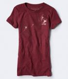 Aeropostale Aeropostale Cali To Nyc Graphic Tee - Red, Small