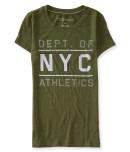 Aeropostale Nyc Athletics Felt Graphic T