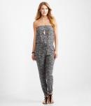 Aeropostale Floral Tile Jumpsuit