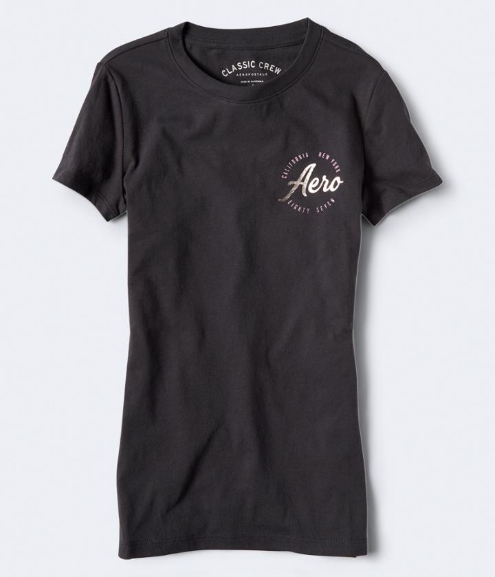 Aeropostale Aeropostale Foil Aero Graphic Tee - Dark Grey, Xsmall