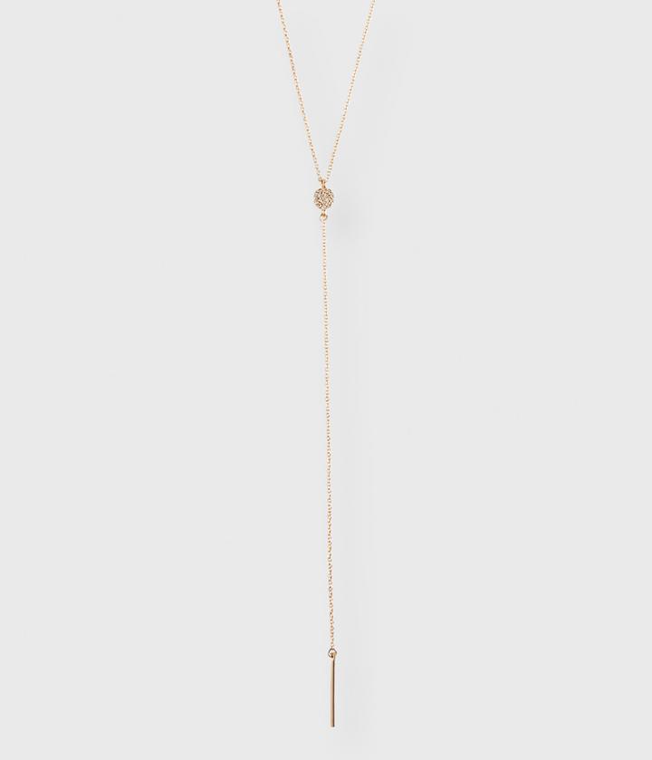 Aeropostale Aeropostale Choker & Y-neck Necklace 2-pack - Gold