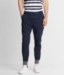 Aeropostale Solid Twill Jogger Pants