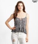 Aeropostale Kaleidoscope V-notch Tassel Tank