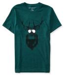 Aeropostale Reindeer Sunglasses Graphic T
