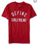 Aeropostale Distressed Define Graphic T