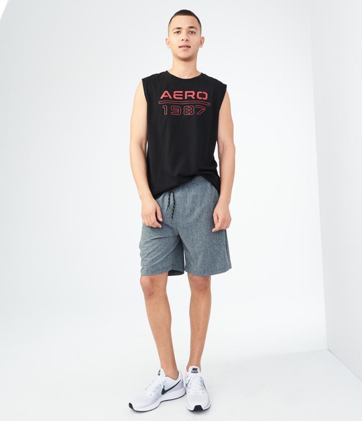Aeropostale Aeropostale Aero 1987 Stretch Tank - Black, Xsmall