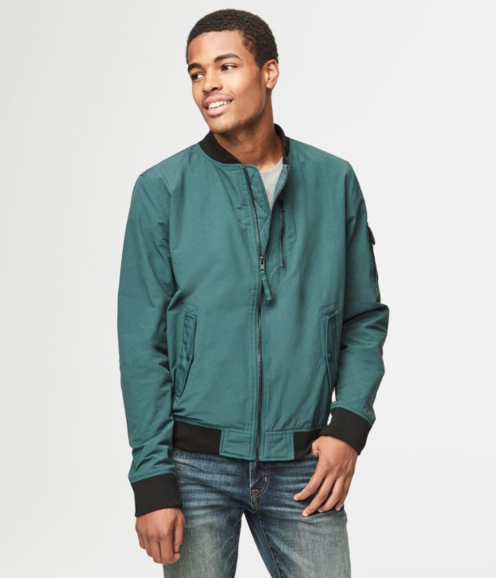 Aeropostale Aeropostale Classic Bomber Jacket - Cambridge Green, Xsmall