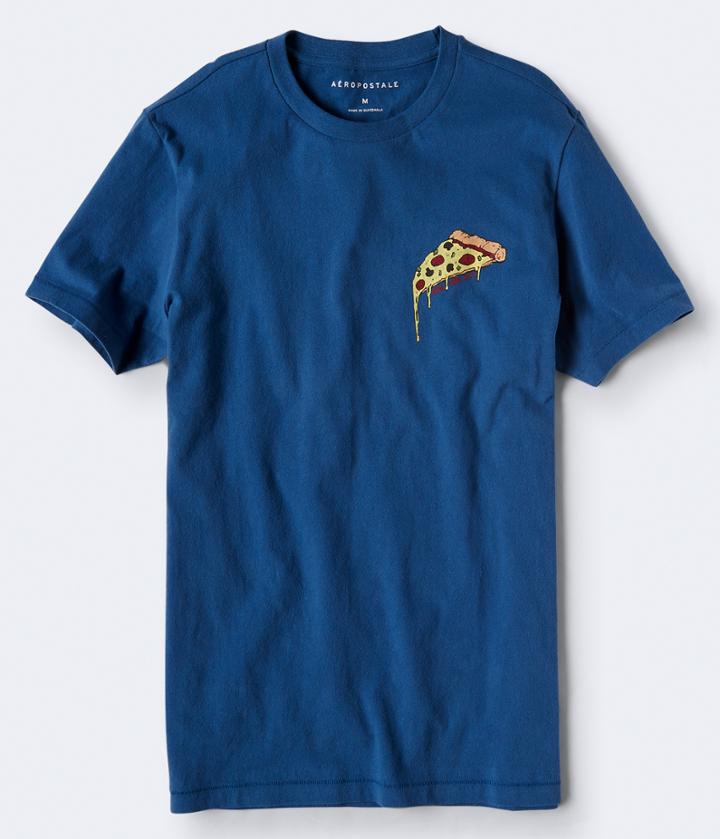 Aeropostale Aeropostale Thin Crust Graphic Tee - Dark Blue, Xsmall