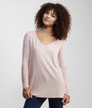Aeropostale Long Sleeve Waffle-knit Vented Boxy Top