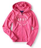 Aeropostale Aropostale 1987 Athl Dept Full-zip Hoodie - Purple, Xsmall