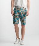 Aeropostale Tropical Print Terry Jogger Shorts