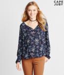 Aeropostale Cape Juby Floral Top