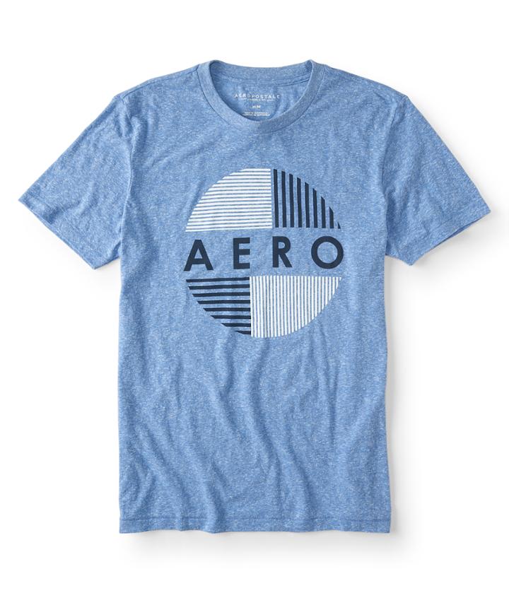 Aeropostale Aeropostale Aero Circle Logo Graphic Tee - Victory Blue, Xsmall