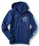 Aeropostale Aeropostale Northeast Division Quarter-zip Hoodie - Seaside Blue, Xsmall