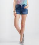 Aeropostale Seriously Stretchy High-waisted Medium Wash Shorty Shorts