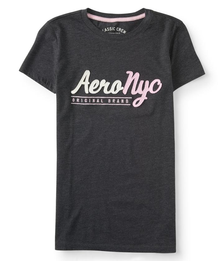 Aeropostale Aeropostale Aero Nyc Graphic Tee - Charcoal Heather, Xsmall