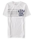 Aeropostale Aero Ny 1987 Stripe Graphic T