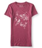 Aeropostale Aeropostale Free State Bird Stencil Graphic T - Purple, Xsmall