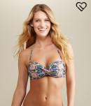 Aeropostale Lld Medallion Bandeau Bikini Top