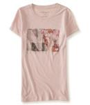 Aeropostale Ny City Floral Graphic T