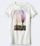Aeropostale Aeropostale Free State Never Stand Still Graphic Tee - Floral White, Small