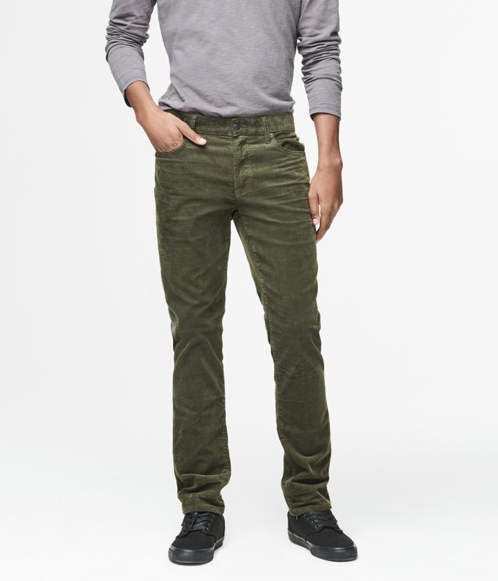 Aeropostale Aeropostale Skinny Stretch Corduroy Pants - Siberian Spruce, 27x28
