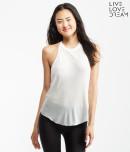 Aeropostale Lld Solid Ribbed Hi-neck Tank