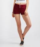 Aeropostale Seriously Stretchy High-waisted Color Wash Shorty Shorts