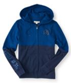 Aeropostale Aeropostale New York 87 Colorblock Full-zip Hoodie - Navy Peony, Xsmall