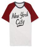 Aeropostale New York City Raglan Crew Logo Tee