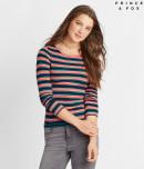 Aeropostale Prince & Fox Multi Stripe Layering Tee