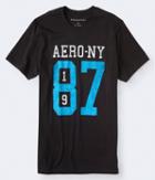 Aeropostale Aeropostale Aero Ny 1987 Graphic Tee - Black, Small